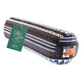 #DoYourYoga Yoga-Bolster Tarik gefüllt mit Bio-Buchweizenschalen, 68x22x22 cm, indisches Design, waschbarer Bezug, Meditationskissen
