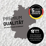 LUMALAND Flexi Comfort Sitzsack Medium Dunkelgrau mit Premium EPS-Perlenfüllung, made in Germany, 5 Jahre Garantie auf Außenhüllen.