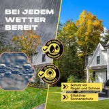 Where Tomorrow Pop Up Pavillon Gartenzelt - Seitenwand - Navy bietet Schutz vor Wind, Regen, Schnee und effektiven Sonnenschutz.
