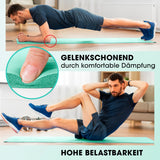 #DoYourFitness Fitnessmatte Türkis 190x100x1 cm für Yoga und Gymnastik, rutschfest, gelenkschonend mit hoher Belastbarkeit.