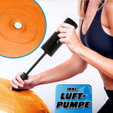 #DoYourFitness Gymnastikball inkl. Ballpumpe, Fitness Sitzball Orange 65 cm, strapazierfähig und vielseitig einsetzbar für Sport und Büro.