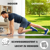 #DoYourFitness Fitnessmatte 183x61x1 cm Grau, rutschfest & robust, für Yoga und Gymnastik indoor und outdoor, schweißresistent.