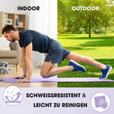 #DoYourFitness Fitnessmatte 183x61x1,5 cm lila, rutschfest, robust, indoor & outdoor, ideal für Yoga, Gymnastik, leicht zu reinigen.