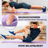 #DoYourFitness Fitnessmatte lila 183x61x1,5 cm rutschfest, gelenkschonend und strapazierfähig für Yoga, Gymnastik in- & outdoor