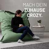 Simulated alt text for LUMALAND Sitzsack Classic XXL (380 L) - In- & outdoor - Pastell Grün for tv-werbung-unser-original.myshopify.com. You are an expert SEO agent. You will generate an ALT text for this image. <Product_Context> Only use the following explicitly enabled Shopify catalog context: ...
