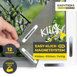 EASYmaxx Insect Protect Insekten- & Pollenschutzgitter Magnet 2er-Set mit einfachem Klick-Magnetsystem zur Insekten- und Pollenschutzmontage.