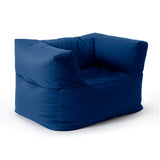LUMALAND Sitzsack-Sofa Sessel - Kombinierbar mit dem Modularen System - 400 L - Navyblau, großer bequemer In- & Outdoor-Sessel