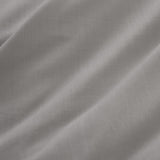 LUMALAND Premium Bettwäsche Everyday - Ganzjahres Bettbezug 155x200 cm & Kissenbezug 80x80 cm - Grau, weiches Polycotton-Material