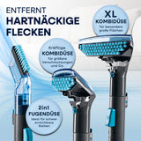 CLEANmaxx Polster- & Teppichreiniger Pro Power 3in1 mit XL-Kombidüse, Bürste und 2in1 Fugendüse gegen hartnäckige Flecken.