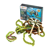 CBionic Baustein-Set Schildkröte grün/braun mit flexiblen Bausteinen für dynamische, naturinspirierte Konstruktionen und kreatives Spielen.