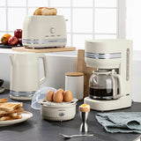 GOURMETmaxx Wasserkocher 1,7l Vanille kabellos, 360° drehbar, mit Wasserstandsanzeige und Abschaltautomatik.