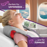 VITALmaxx Shiatsu-Massagegerät mit Knet- & Druckmassage, Wärme & Halteschlaufen – ideal für Zuhause und unterwegs zur Entspannung.