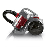 CLEANmaxx Zyklon-Staubsauger 800W schwarz/rot mit beutelloser Zyklontechnologie und multifunktionalem Filtersystem, kompakt und mobil.