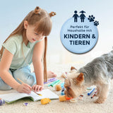 CLEANmaxx Polster- & Teppichreiniger Pro Power 3in1 entfernt Flecken und Schmutz in Haushalten mit Kindern und Tieren.