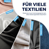 CLEANmaxx Hemdenbügler PRO STEAM + Hosenaufsatz für viele Textilien wie Seide, Viskose, Leinen, Baumwolle, Polyester und Jeans.