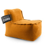 LUMALAND Modulares Mittelteil aus der Cord-Reihe, 54x81x70 cm, senfgelb, soft & waschbarer Bezug, kuscheliges Sitzmöbel