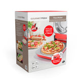 GOURMETmaxx Elektrischer Pizza-Ofen inkl. Pizzastein 1800 W mit Timerfunktion, knusprige Pizza in 3-4 Min bei bis zu 400 °C.