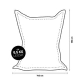 LUMALAND Sitzsack Classic XXL (380 L) Apfelgrün, 180x140 cm, leicht, robust, ideal für In- & Outdoor Nutzung.