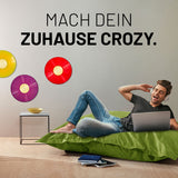 LUMALAND XXL Microvelours Sitzsack grün 380L 140x180 cm, bequem, wasserfest, indoor, ideal zum Chillen und Relaxen.