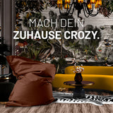 LUMALAND Sitzsack Classic XXL (380 L) in Braun, modernes In- & Outdoor-Sitzmöbel mit pflegeleichtem Material und verstecktem Reißverschluss.