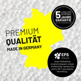 LUMALAND XXL Microvelours Sitzsack 380L, 140x180 cm, schwarz, Premium Qualität, 5 Jahre Garantie, made in Germany, EPS Füllmaterial.