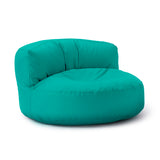 LUMALAND Sitzsack Lounge (320 L) in Türkis, bequem, langlebig, für In- & Outdoor, mit hochwertiger EPS-Füllung und verdecktem Reißverschluss.