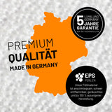 LUMALAND XXL Microvelours Sitzsack 380L - 140 x 180 cm, Indoor, Rot, Premium Qualität, Made in Germany mit 5 Jahre Garantie.