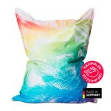 LUMALAND Sitzsack Classic XXL (380 L) in Special Edition Tropical Regenbogen für drinnen & draußen, mit pflegeleichtem Material und hoher Sitzkomfort.