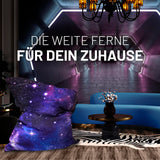 LUMALAND Sitzsack Classic XXL Galaxy mit 380 L Volumen, für drinnen und draußen, modernes Design und pflegeleichtes Material.