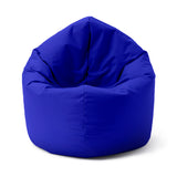 LUMALAND Sitzsack Drops (300 L) in Royalblau, robust, leicht, mit EPS-Füllung, für Innen- und Außenbereich, pflegeleicht und komfortabel.