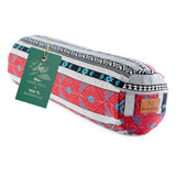 #DoYourYoga Yoga-Bolster Tarik 68x22x22 cm mit Bio-Buchweizenschalen, abnehmbarer Bezug, buntes indisches Design