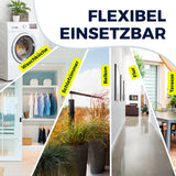 EASYmaxx Wandwäschetrockner 400 klappbar mit 4 m Trockenlänge, platzsparend für Balkon, Flur, Schlafzimmer, Waschküche und Terrasse.