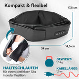 VITALmaxx Shiatsu Nackenmassagegerät mit 8 Massagebällen für Schultern & Nacken kompakt und flexibel mit Halteschlaufen 1,5 kg und 1,5 m Kabel