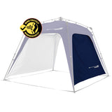 Where Tomorrow Pop Up Pavillon Gartenzelt - Seitenwand - Navy aus robustem Polyester mit Windschutz und wetterfester PU-Beschichtung.