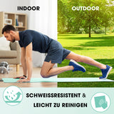 #DoYourFitness Fitnessmatte – Türkis, 183x61x1 cm, rutschfest, robust, schweißresistent für Yoga und Gymnastik indoor & outdoor.