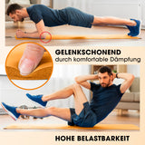 #DoYourFitness Fitnessmatte Orange 183x61x2 cm rutschfest, gelenkschonend mit komfortabler Dämpfung, robust für Yoga, Gymnastik Indoor & Outdoor
