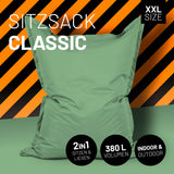 Simulated alt text for LUMALAND Sitzsack Classic XXL (380 L) - In- & outdoor - Pastell Grün for tv-werbung-unser-original.myshopify.com. You are an expert SEO agent. You will generate an ALT text for this image. <Product_Context> Only use the following explicitly enabled Shopify catalog context: ...