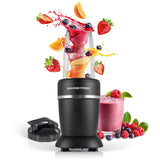 GOURMETmaxx Nutrition Mixer 4-tlg. zum schnellen Pürieren von Früchten, mit To-go-Deckel und 1000-Watt-Motor.