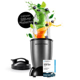 GOURMETmaxx Mr. Magic Power 400 Pro mit Zubehörset M 500-ml Mixbecher für Shakes, Smoothies und mehr.