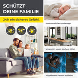 EASYmaxx Insect Protect Insektenschutzgitter mit Magnet - Schutz vor Insekten, einfache Montage für Fenster bis 110x130cm, familienfreundlich.