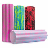 #DoYourFitness Faszienrolle Anila eckig 45x15 cm in Pink/Grau für effektives Faszientraining und Massage.
