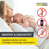 EASYmaxx Insect Protect Insektenschutzgitter mit Magnet schützt Fenster bis 150x180cm zuverlässig vor Insektenstichen.