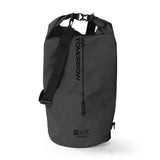 Where Tomorrow Dry Bag 30L - Style 02 - Schwarz wasserdichter, robuster Outdoor-Rucksack mit verstellbarem Schultergurt und Rolltop-Verschluss.