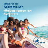 HornyFeet Hornhautentferner für die Dusche mit extragroßer Hornhautfeile für einfache, hygienische Fußpflege und perfektes Ergebnis.