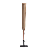 LUMALAND Abdeckung für Sonnenschirm - 136 x 23,5/25 cm - Beige als wasserdichter Schutz für Gartenschirme und Terrassenschirme