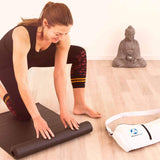 DoYourYoga Yogamatte Kirana - 183 x 61 x 0,4 cm - Curry, weiche, rutschfeste Trainingsmatte für Yoga und Pilates.