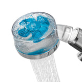 EASYmaxx Duschkopf mit Wasserstopp & Druckregler, Präzisionsdüsen und integriertem Filter für flexibles Duschen