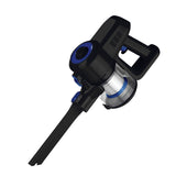 CLEANmaxx Zyklon-Staubsauger schwarz/blau mit Fugendüse, leicht entleerbarem 800 ml Staubbehälter und verstellbarem Teleskoprohr.