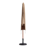LUMALAND Abdeckung für Sonnenschirm - 136 x 23,5/25 cm - Beige, wasserdichte Schutzhülle für Gartenschirme, wind- und wetterfest.