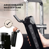Barista Filterkaffeemaschine Touch Iso mit Mahlwerk und LED-Touchdisplay zeigt abnehmbaren Wassertank für einfaches Befüllen.